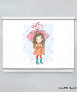 پرده شید بالارو اتاق دخترانه مدل RAIN