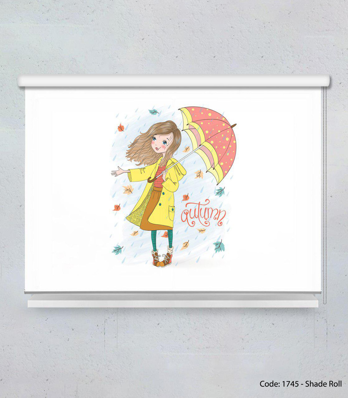 پرده شید رول اتاق کودک دخترانه UMBRELLA