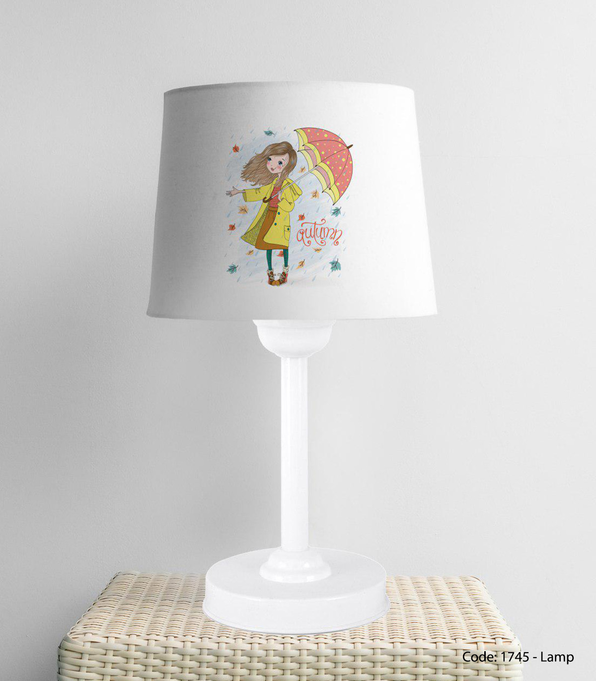 آباژور رومیزی اتاق کودک دخترانه UMBRELLA