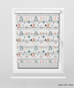 پرده زبرا اتاق کودک پسرانه مدل JUNGLE