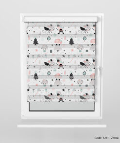 پرده زبرا اتاق کودک دختر مدل DOLLS