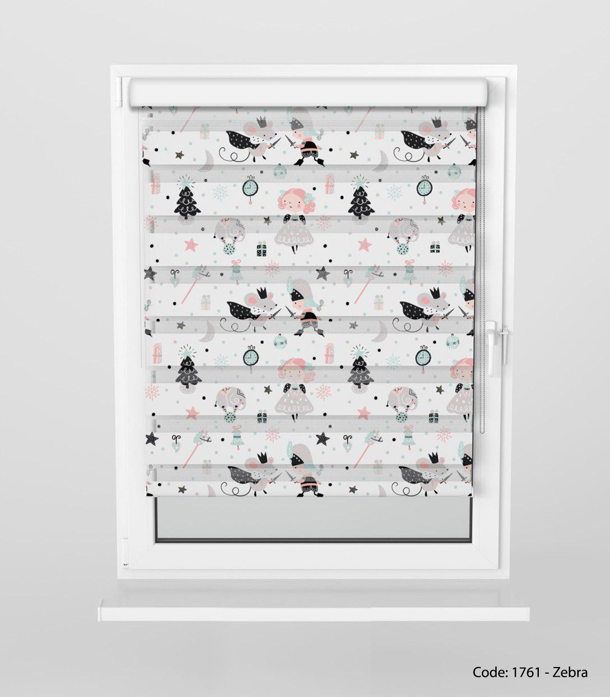 پرده زبرا اتاق کودک دختر مدل DOLLS