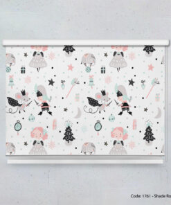 پرده شیدرول اتاق کودکددختر مدل DOLLS