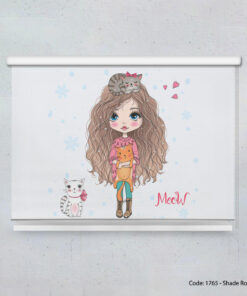 پرده شید بالارو دخترانه مدل MEEW