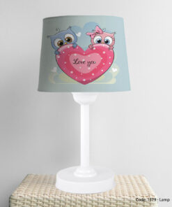 آباژور رومیزی قلبی دخترانه مدل LOVE YOU