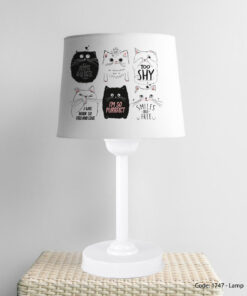 آباژور اتاق دخترانه حیوانات مدل CAT