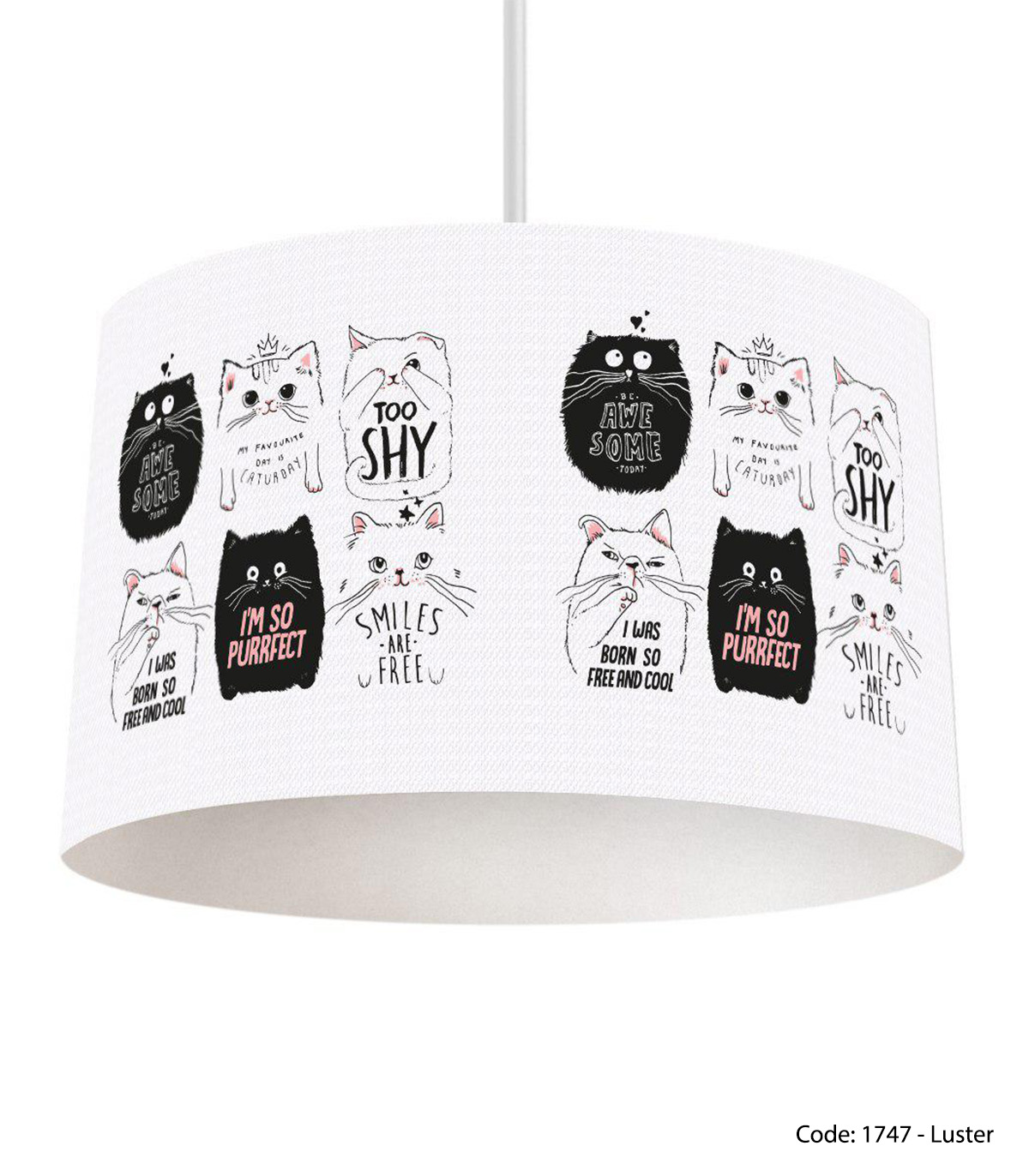 لوستر اتاق دخترانه حیوانات مدل CAT