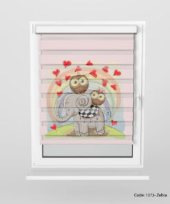 پرده زبرا فانتزی مدل ELEPHANT