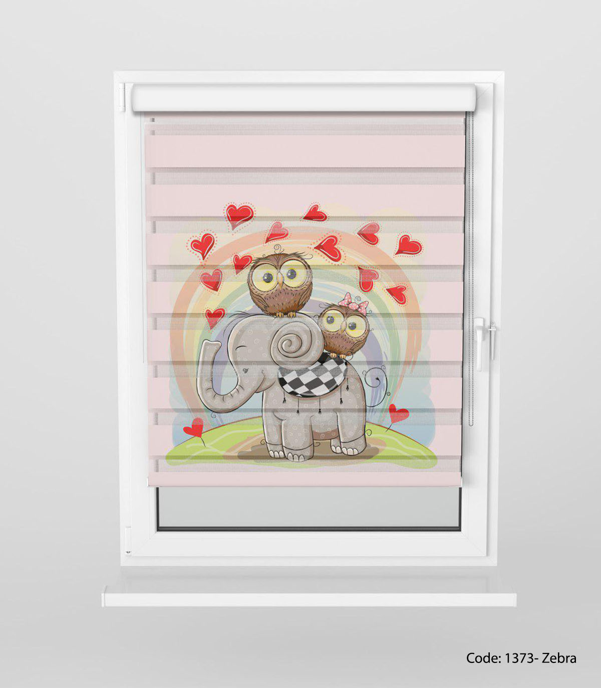 پرده زبرا فانتزی مدل ELEPHANT