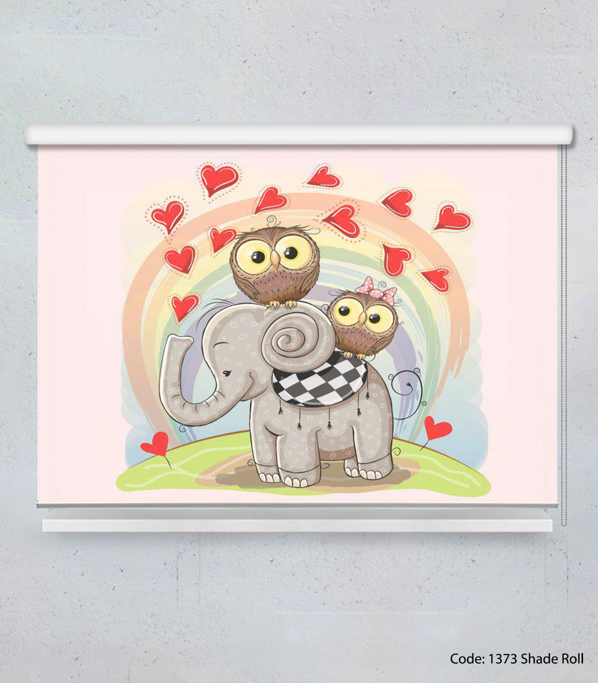 پرده شید بالارو فانتزی مدل ELEPHANT