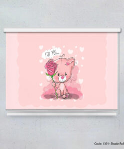 پرده شیدرول خرسی مدل FLOWER