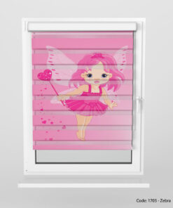 پرده زبرا دخترانه مدل ANGEL