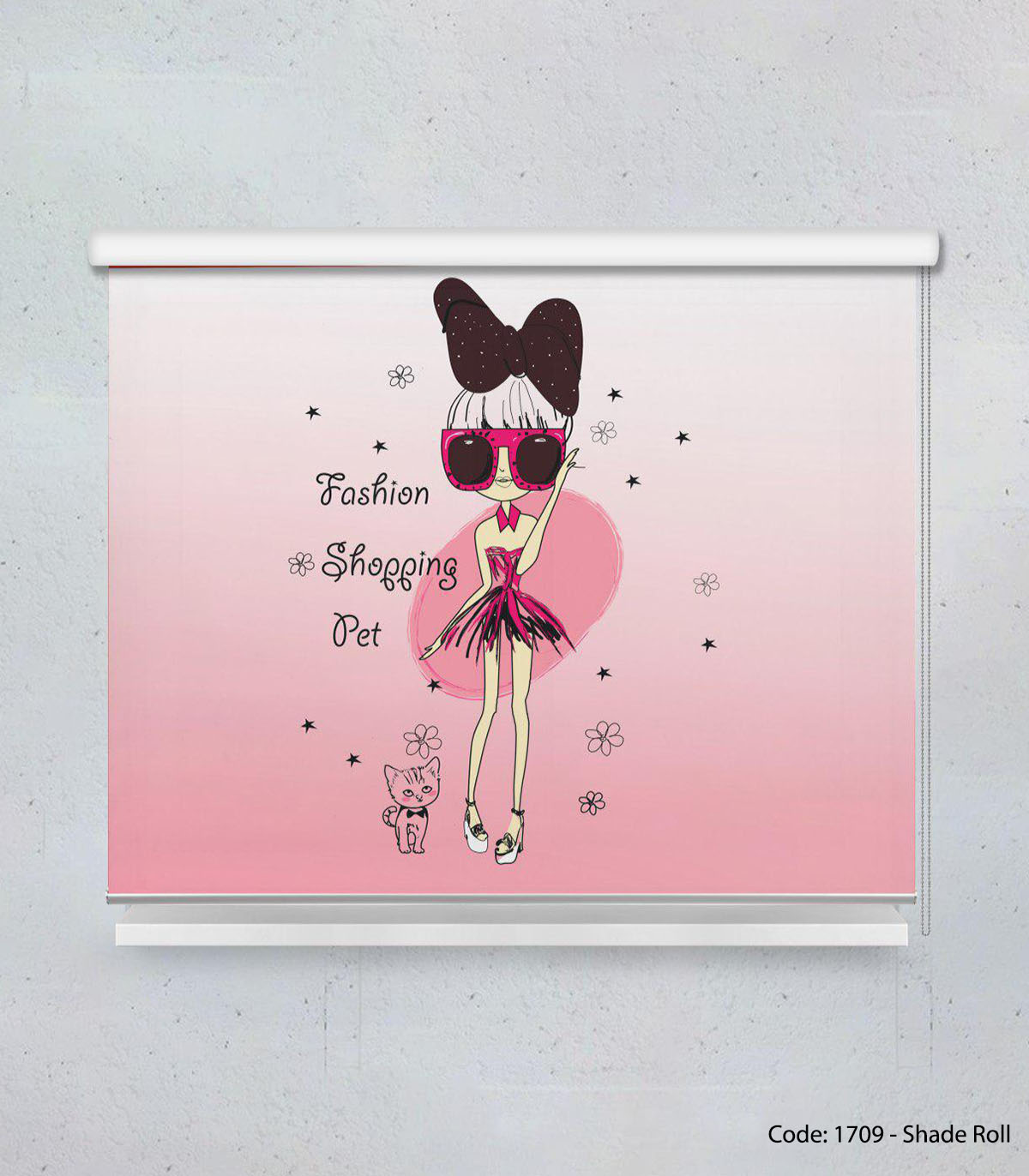 پرده شیدرول اتاق نوجوان مدل PET