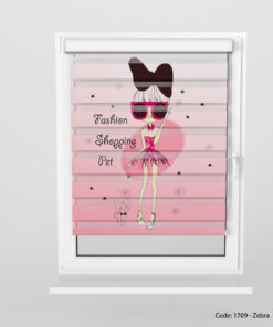 پرده زبرا اتاق نوجوان مدل PET