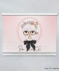 پرده شید بالارو اتاق نوجوان دخترانه مدل SO CUTE 2