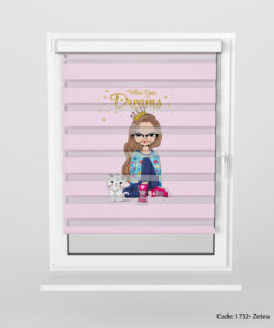 پرده زبرا اتاق کودک مدل DREAMS