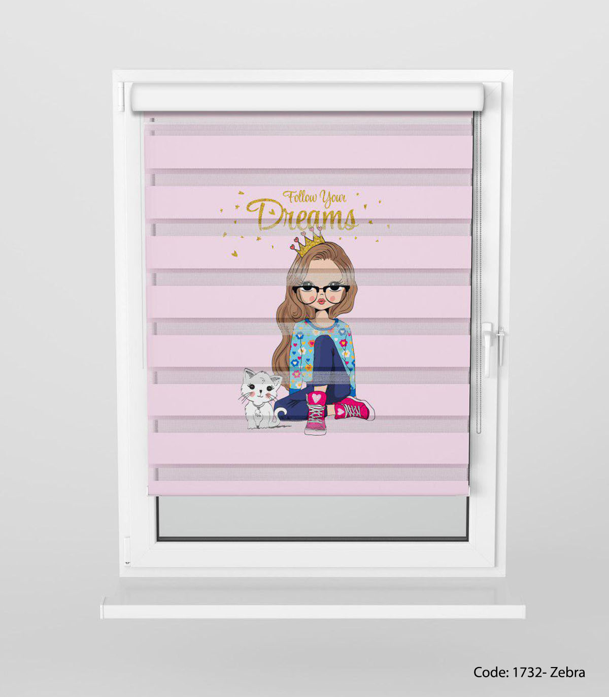 پرده زبرا اتاق کودک مدل DREAMS