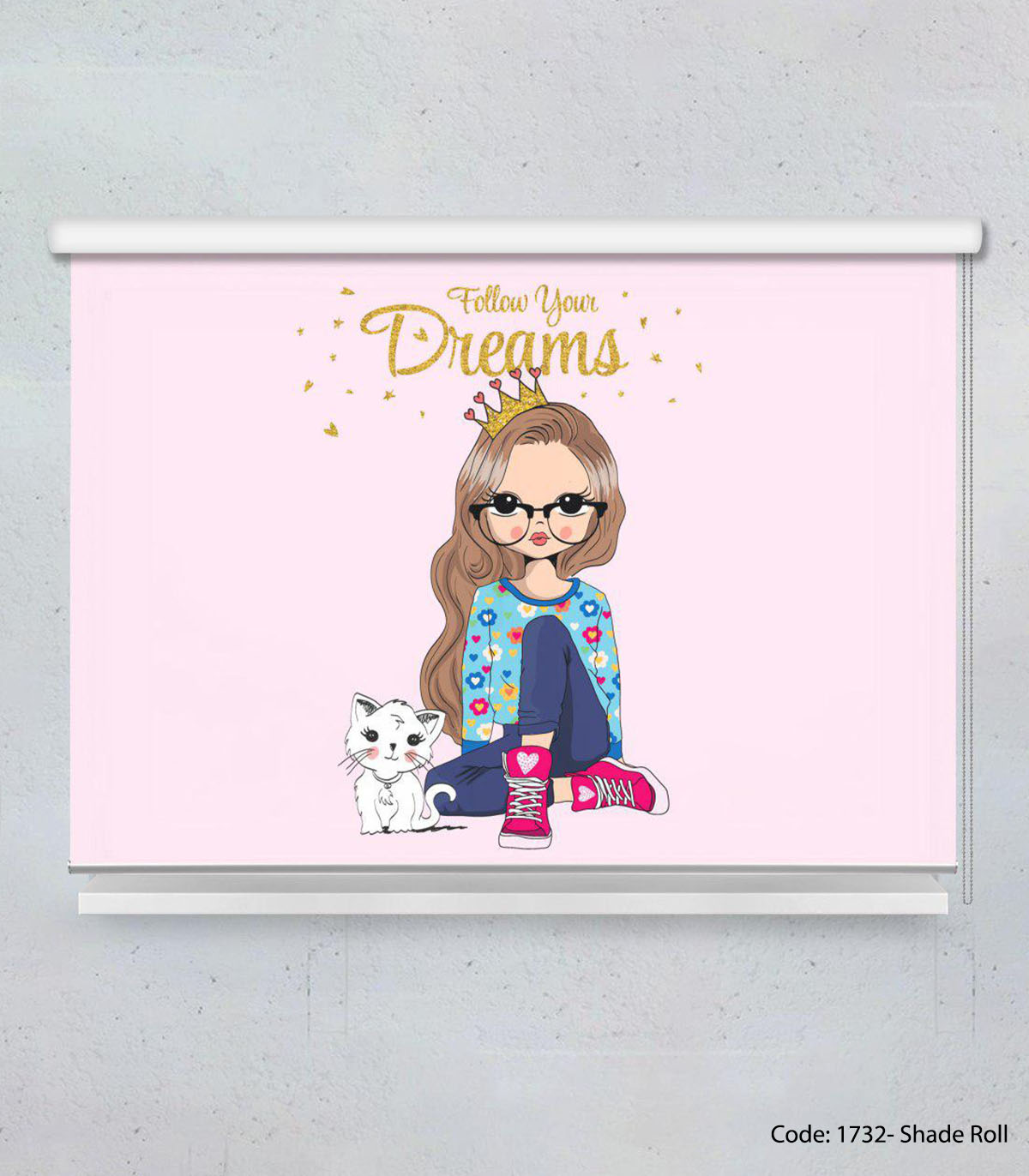 پرده شیدرول اتاق کودک مدل DREAMS