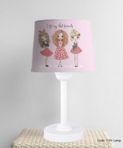 آباژور رومیزی دخترانه اتاق نوجوان مدل BEST FRIENDS