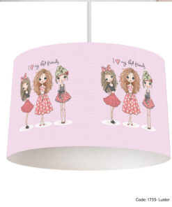 لوستر آباژوری دخترانه اتاق نوجوان مدل BEST FRIENDS