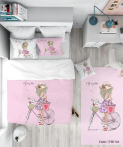 ست روتختی دخترانه مدل BIKE
