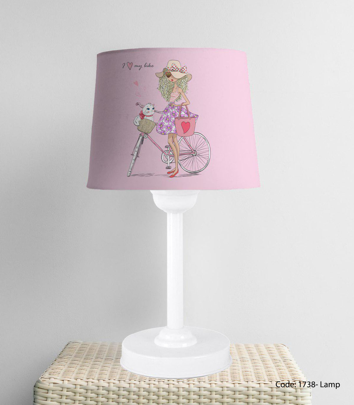 آباژور دخترانه مدل BIKE