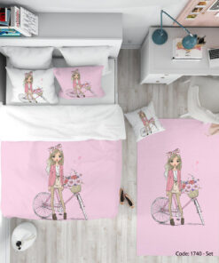 سرویس روتختی اتاق کودک مدل BICYCLE