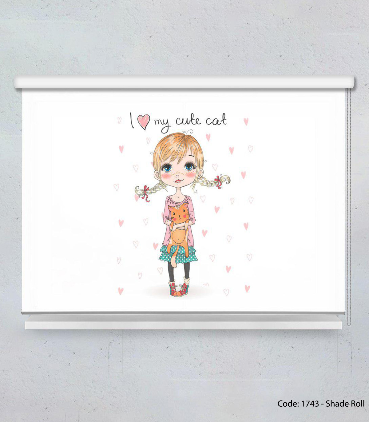 پرده شیدرول مدل LITTLE PRINCESS