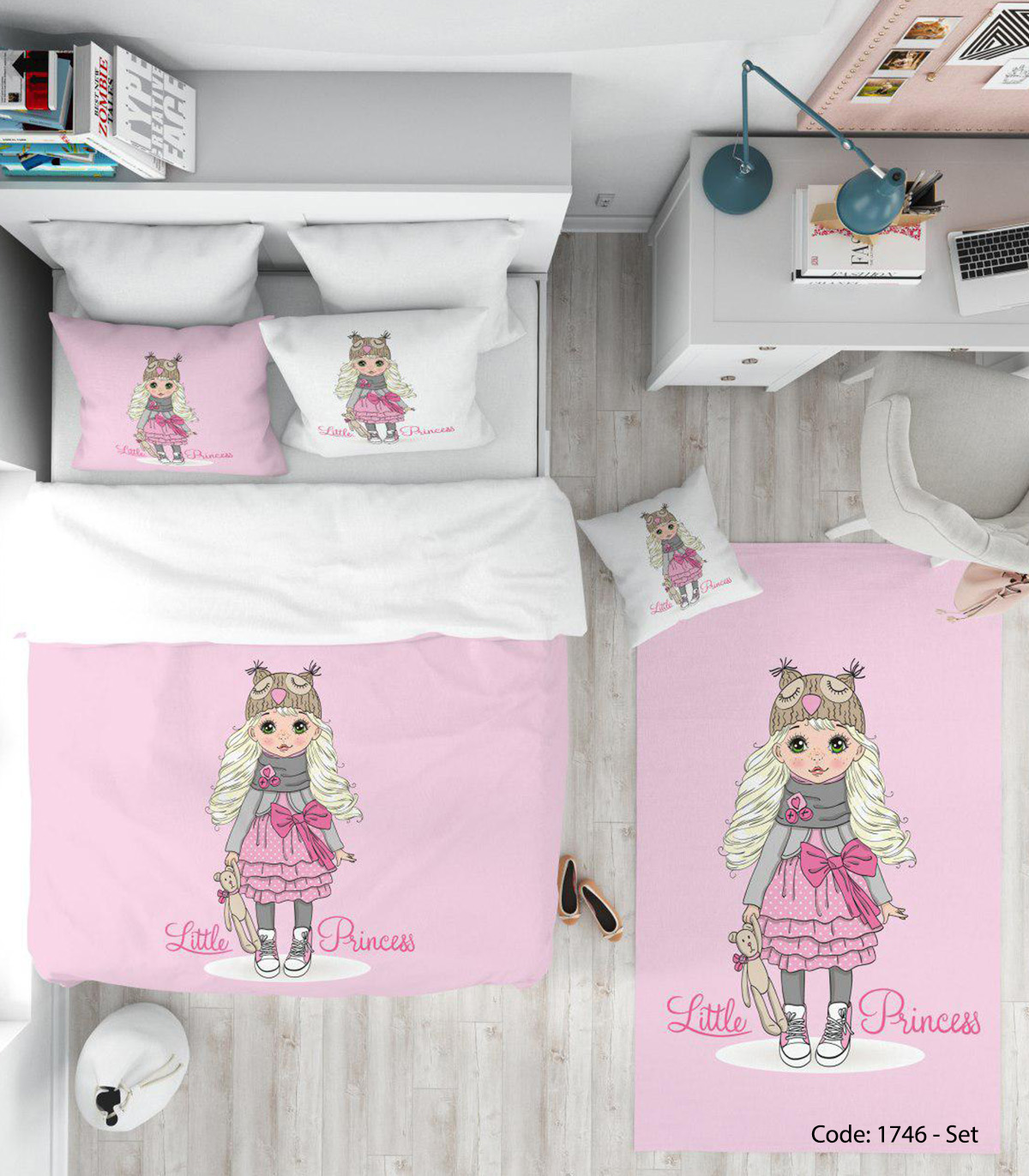 روتختی صورتی دخترانه مدل DREAM 2