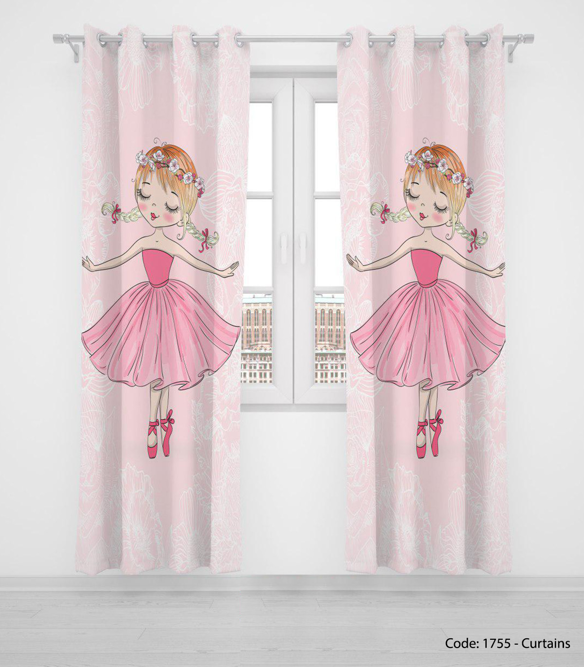 پرده پانچی اتاق نوجوان مدل DANCE