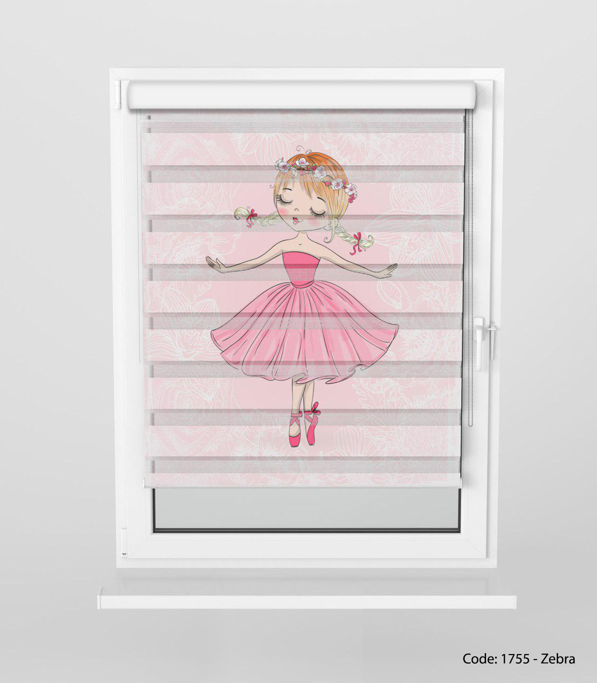 پرده زبرا اتاق نوجوان مدل DANCE