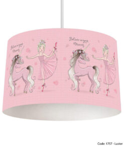 لوستر سقفی اتاق کودک دخترانه مدل UNICORN