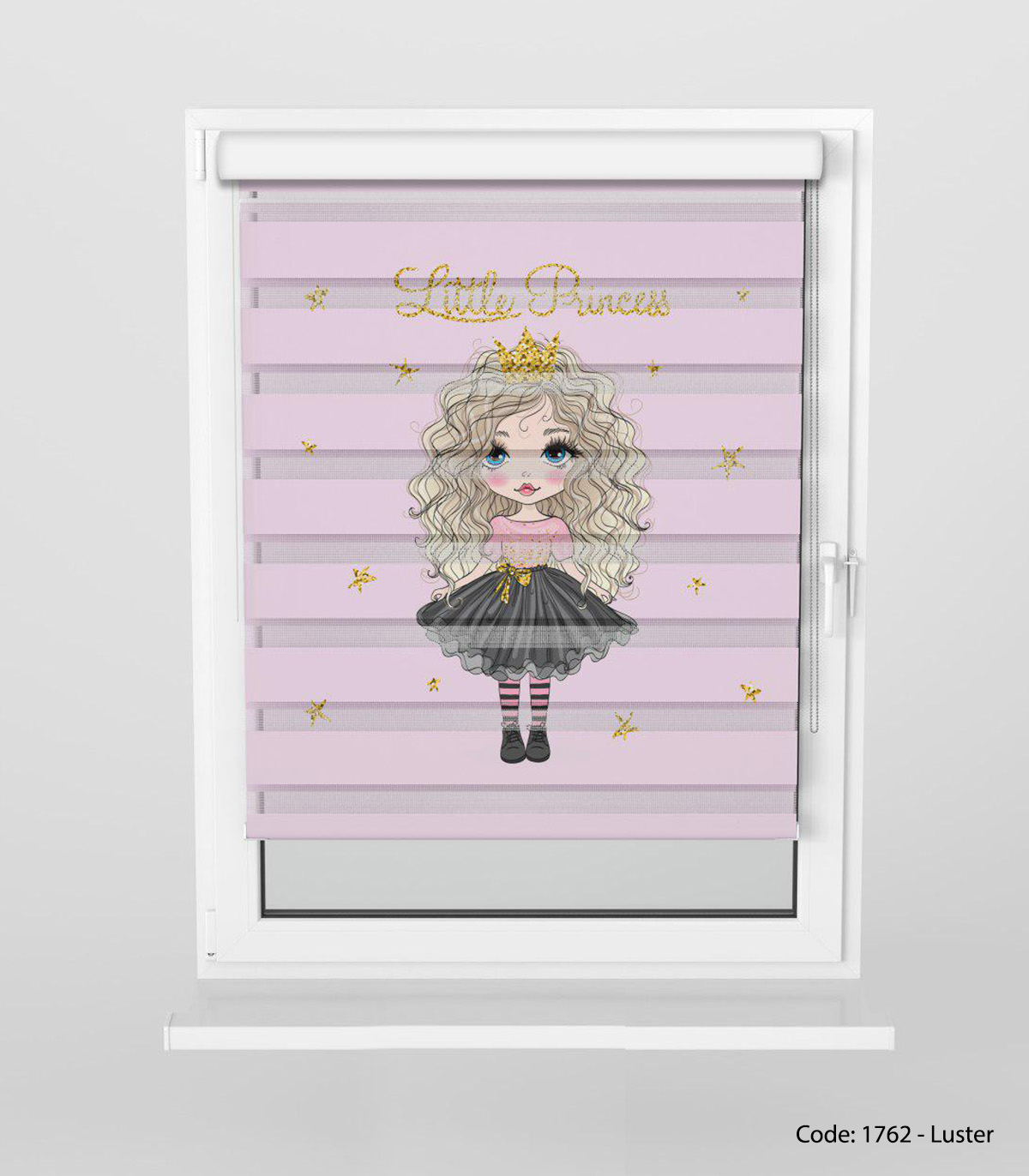 پرده زبرا مخصوص اتاق دختران مدل PRINCESS