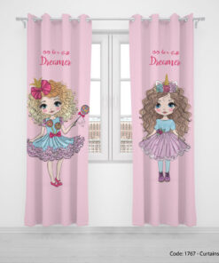 پرده پانچی دو تکه مناسب سیسمونی مدل CANDY