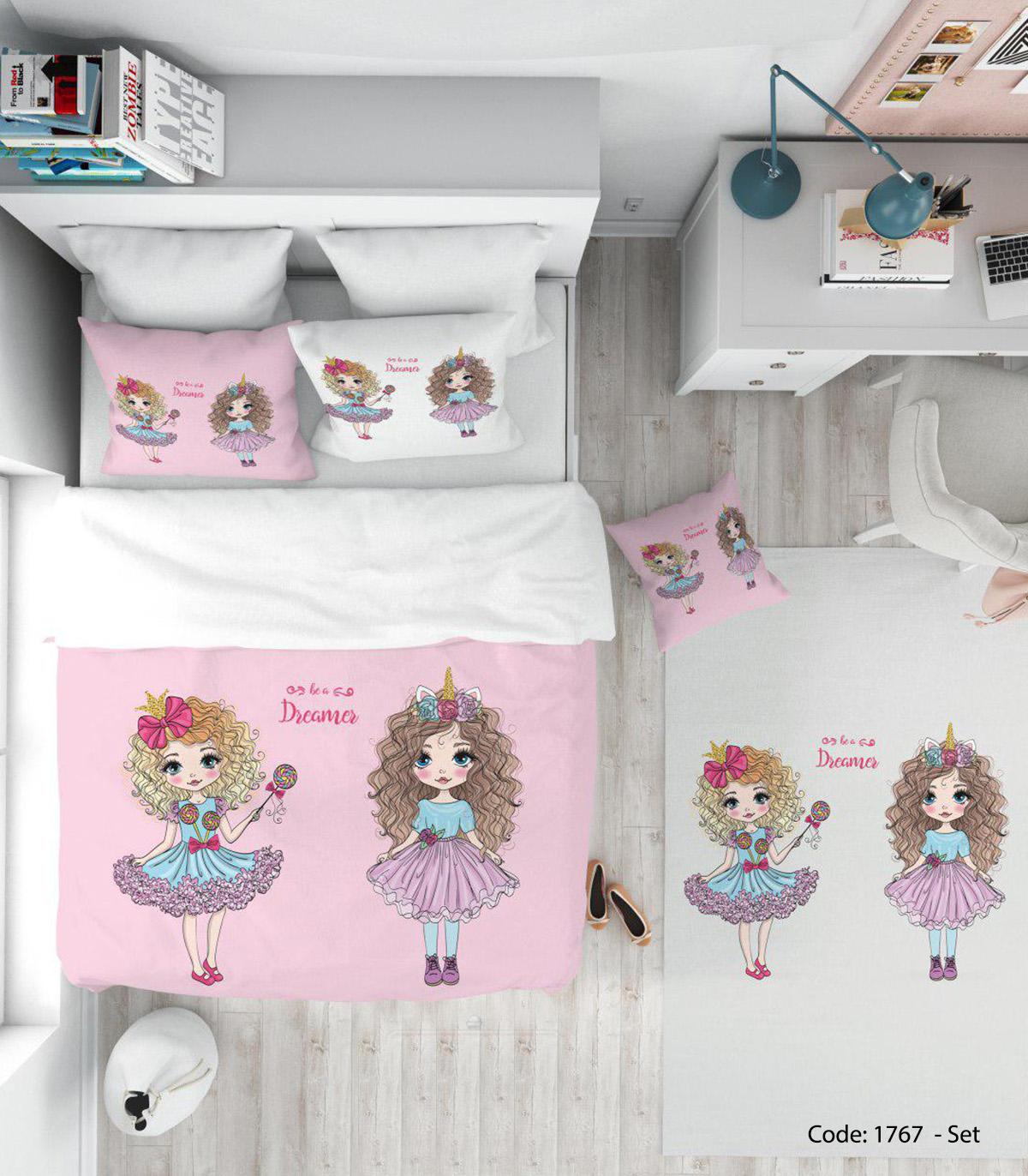 ست روتختی و ملحفه مناسب سیسمونی مدل CANDY