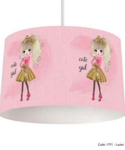 لوستر آباژوری دخترانه مدل CUTE GIRL