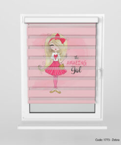 پرده زبرا سیسمونی مدل AMAZING GIRL