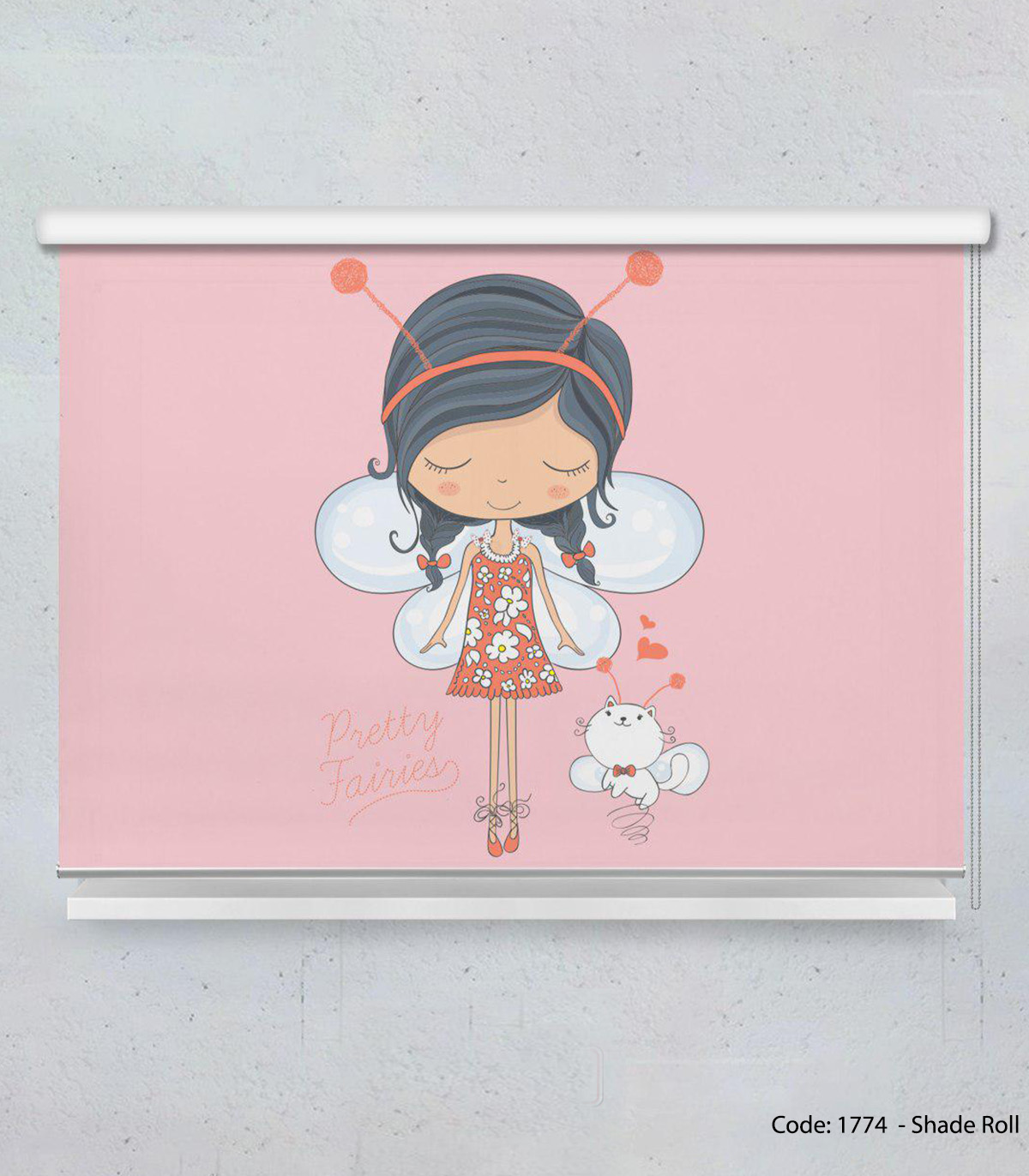 پرده شیدرول مناسب سیمونی مدل LOVELY CAT