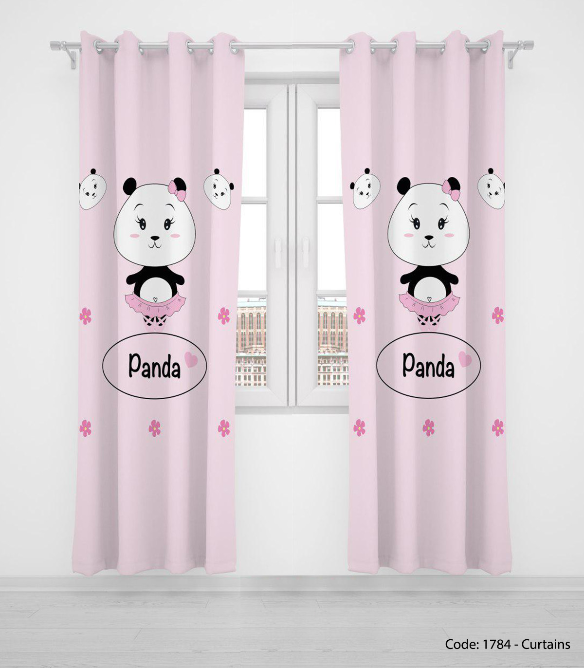 پرده پانچی مخصوص اتاق سیسمونی مدل PANDA