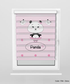 پرده زبرا مخصوص اتاق سیسمونی مدل PANDA