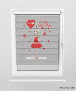 پرده زبرا اتاق نوجوان مدل VALENTINE