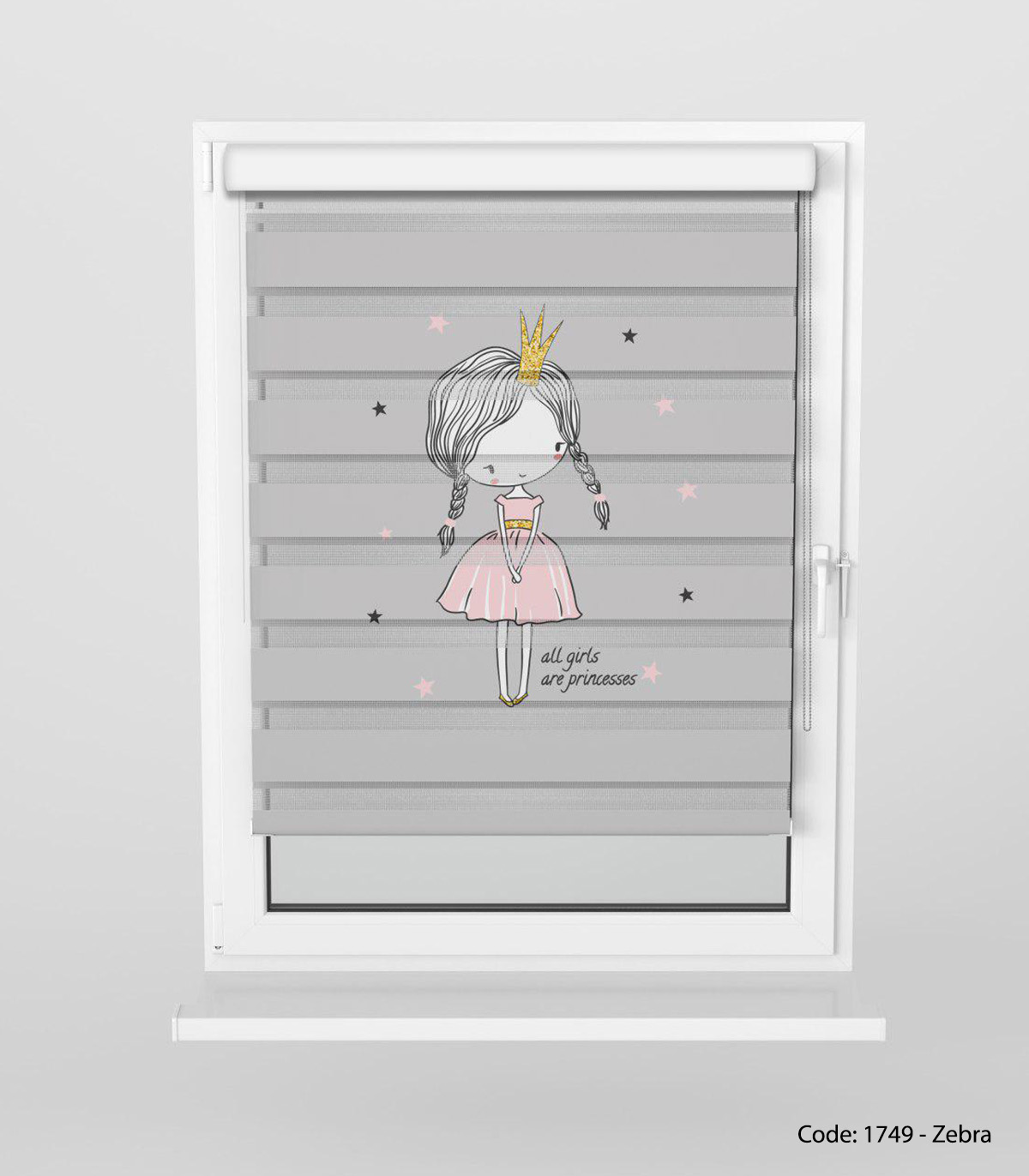 پرده زبرا مناسب سیسمونی مدل CROWN