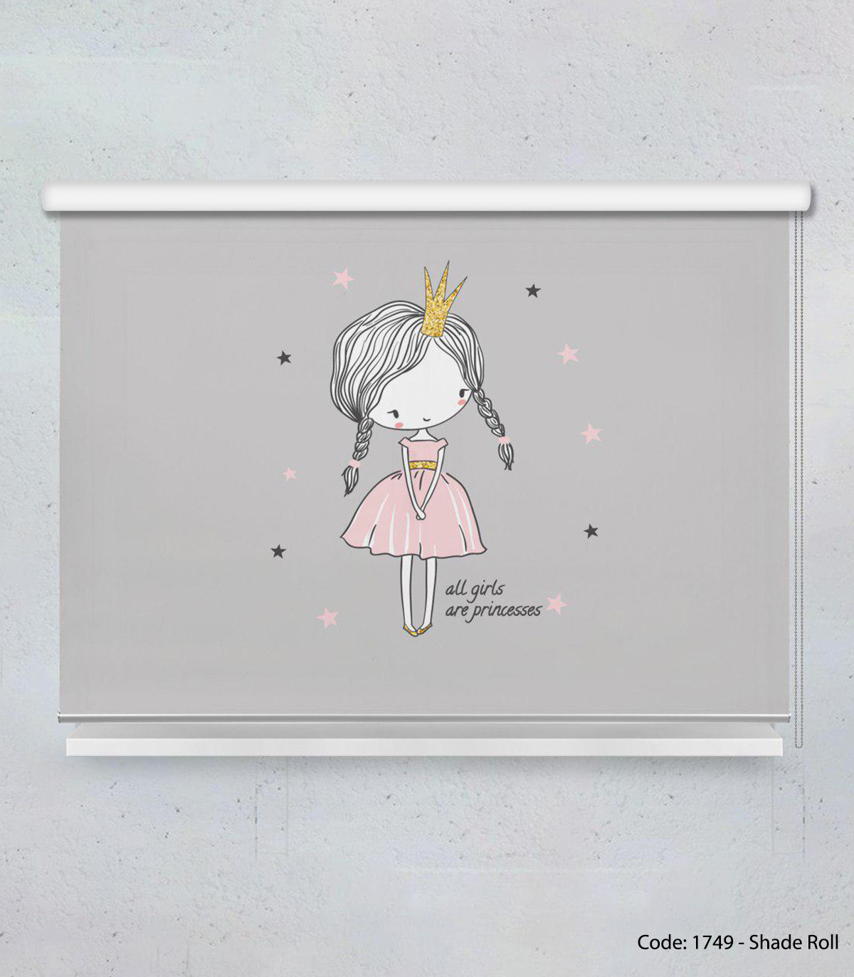 پرده شیدرول مناسب سیسمونی مدل CROWN