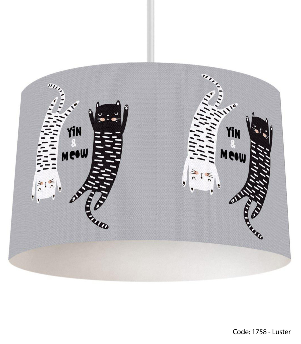 لوستر سقفی دخترانه و پسرانه مدل YIN AND MEOW