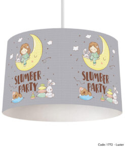 لوستر طوسی و زرد اتاق کودک مدل SLUMBER PARTY