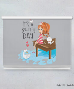 پرده شیدرول دخترانه مدل BEAUTIFUL