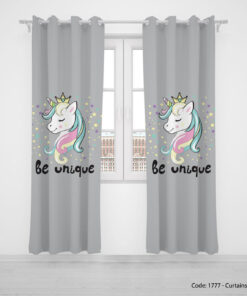 پرده پانچی دو تکه مناسب سیسمونی مدل BE UNIQUE