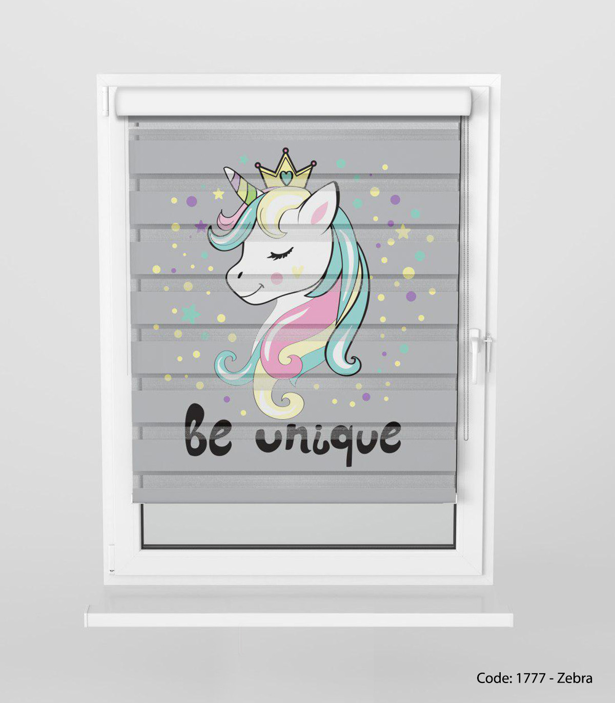 پرده زبرا مناسب سیسمونی مدل BE UNIQUE