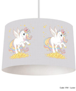 لوستر سقفی اتاق کودک تک شاخ ستاره باران