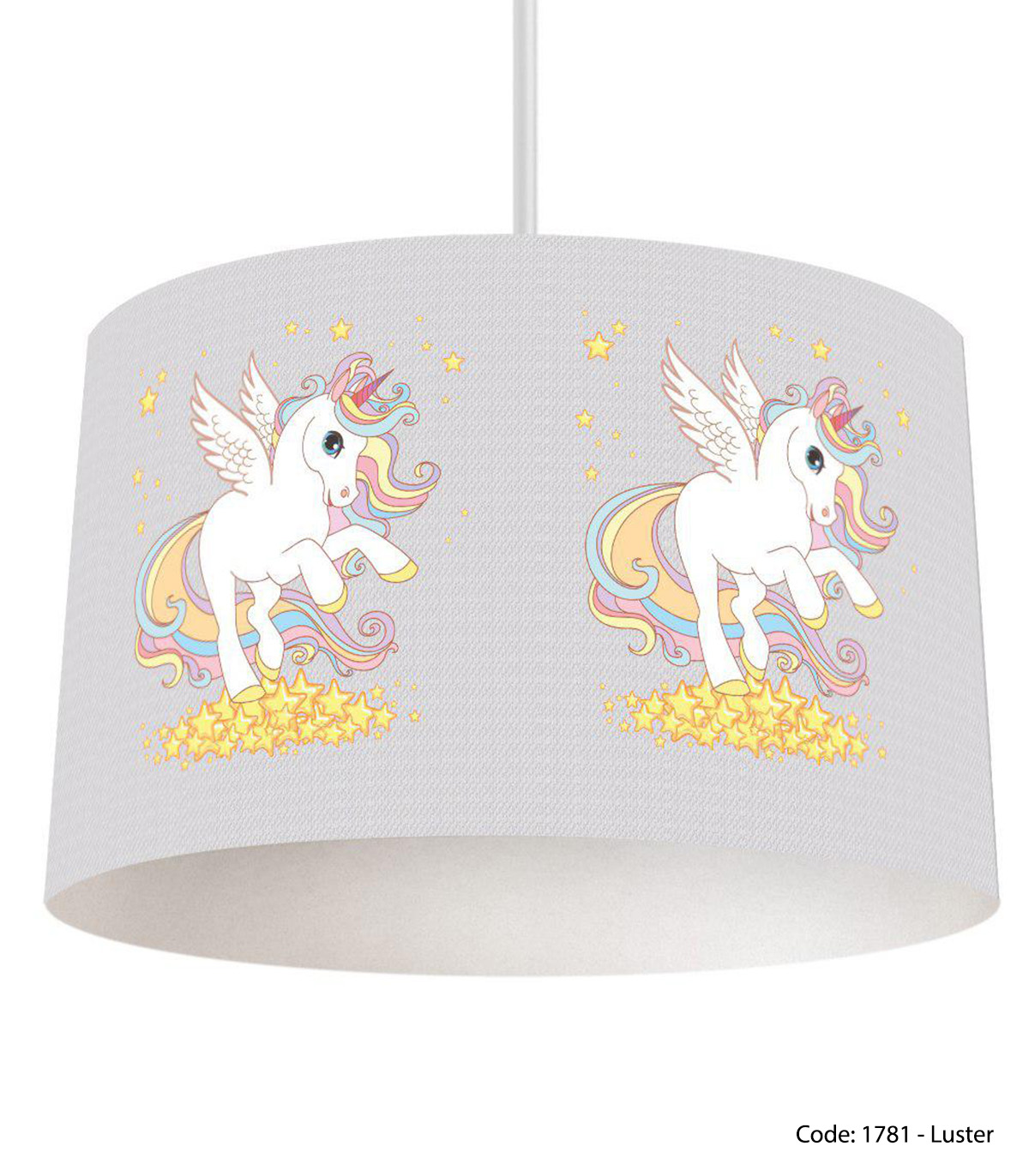 لوستر سقفی اتاق کودک تک شاخ ستاره باران